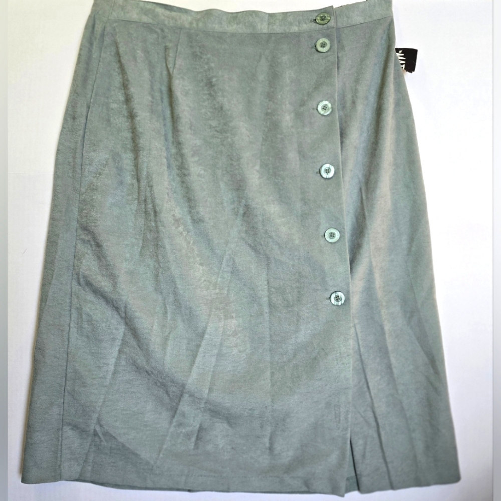 Marissa Skirt 22W Lime Green Knee Length Skirt Beach Coastal